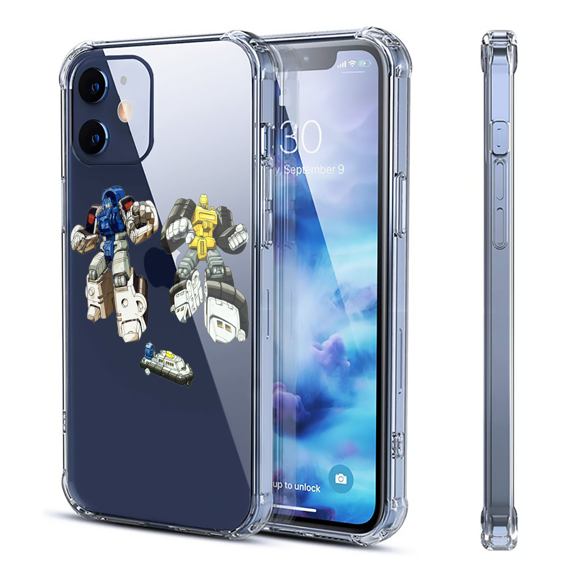 （画像用）  【iPhone 12シリーズ対応】透明スマホケース（クリアソフトケース）